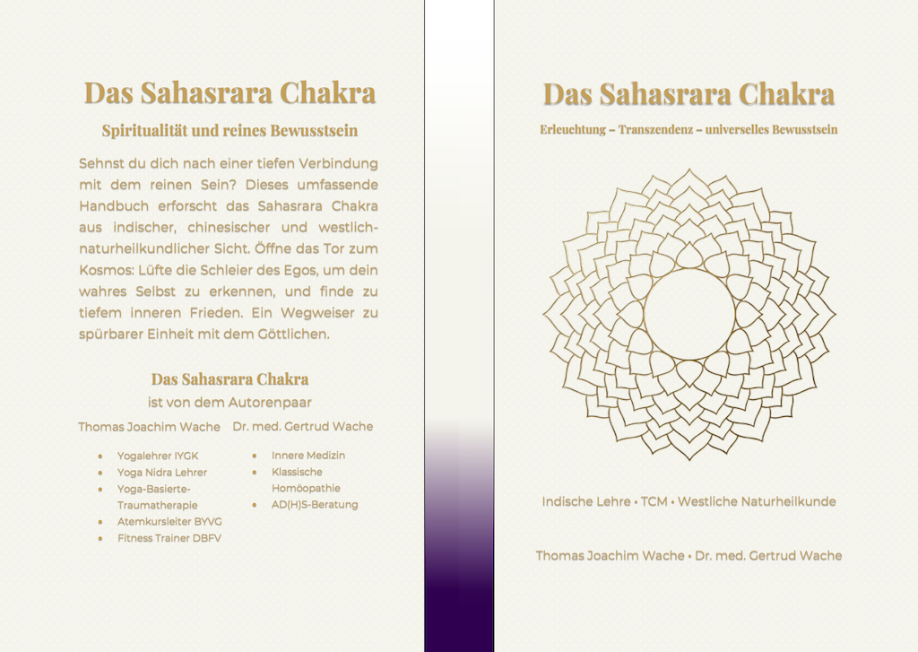 Klappentext_Cover_Sahasrara_V1.6 Buchcover von "Das Sahasrara Chakra - Erleuchtung - Transzendenz - universelles Bewusstsein"