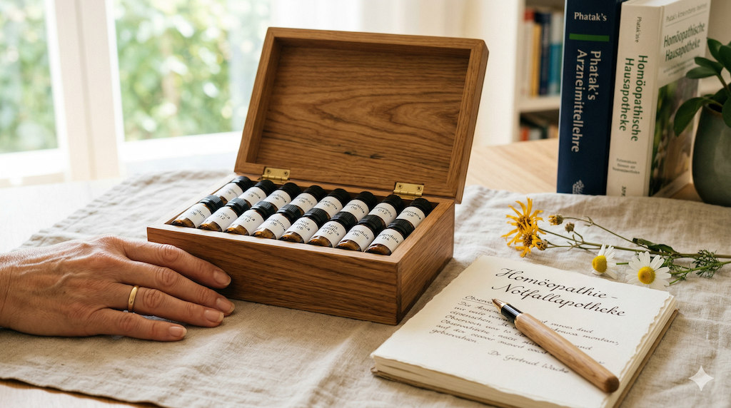 Bild einer homöopathischen Notfall-Apotheke